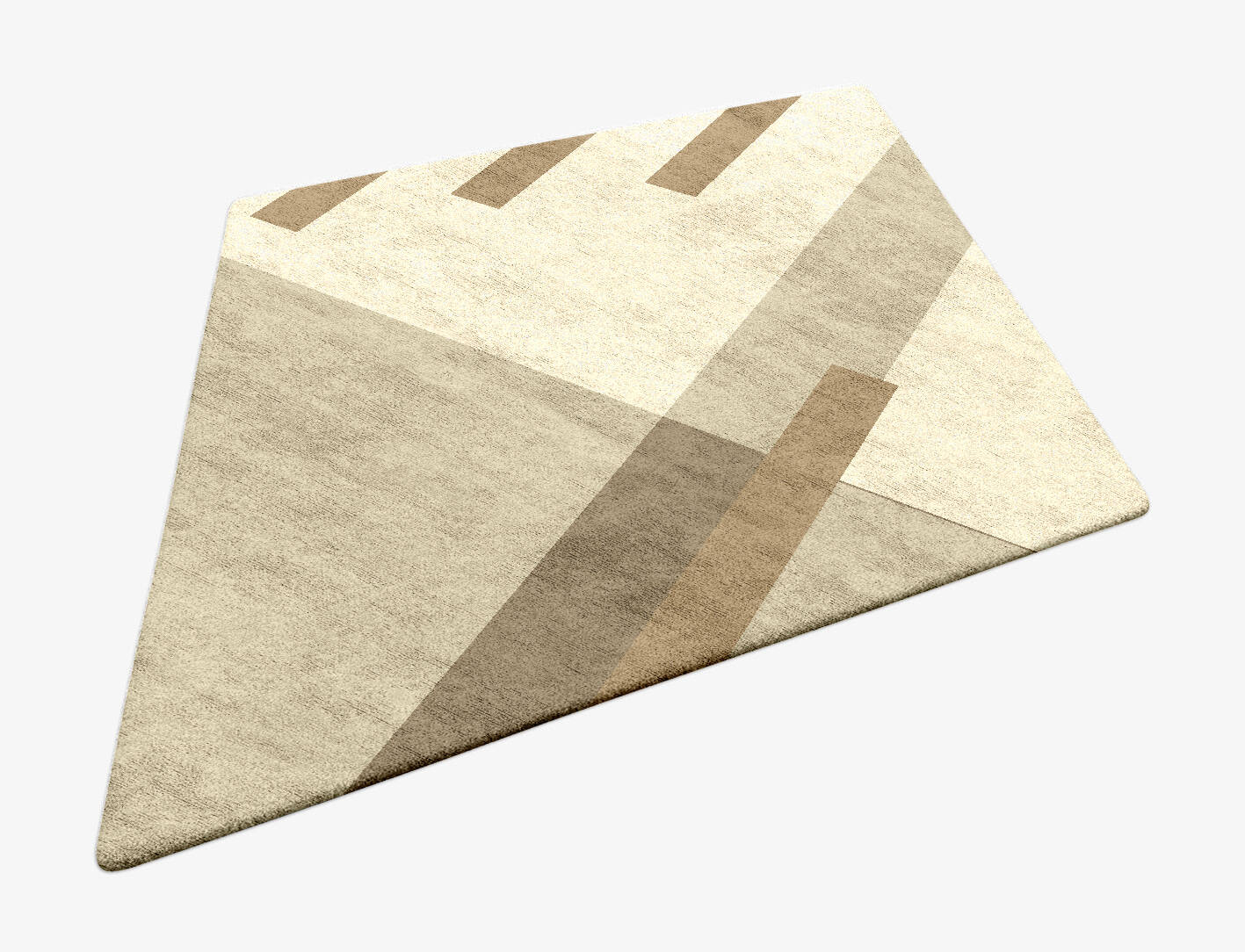 Alew  Diamond Hand Tufted Bamboo Silk Custom Rug by Rug Artisan