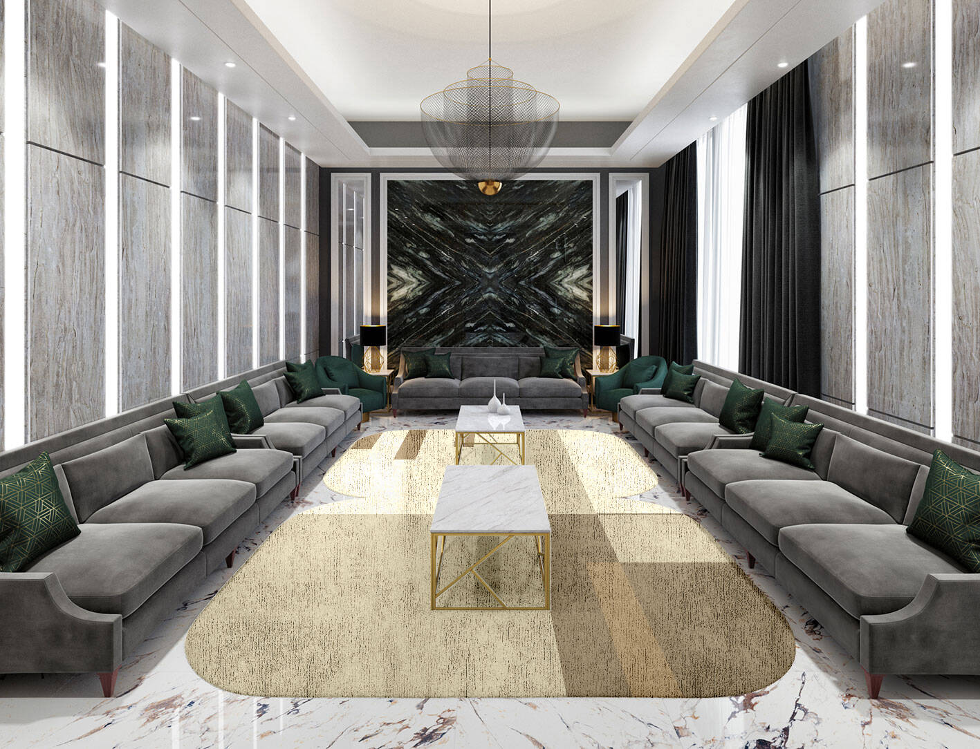 Alew  Eight Hand Tufted Bamboo Silk Custom Rug by Rug Artisan