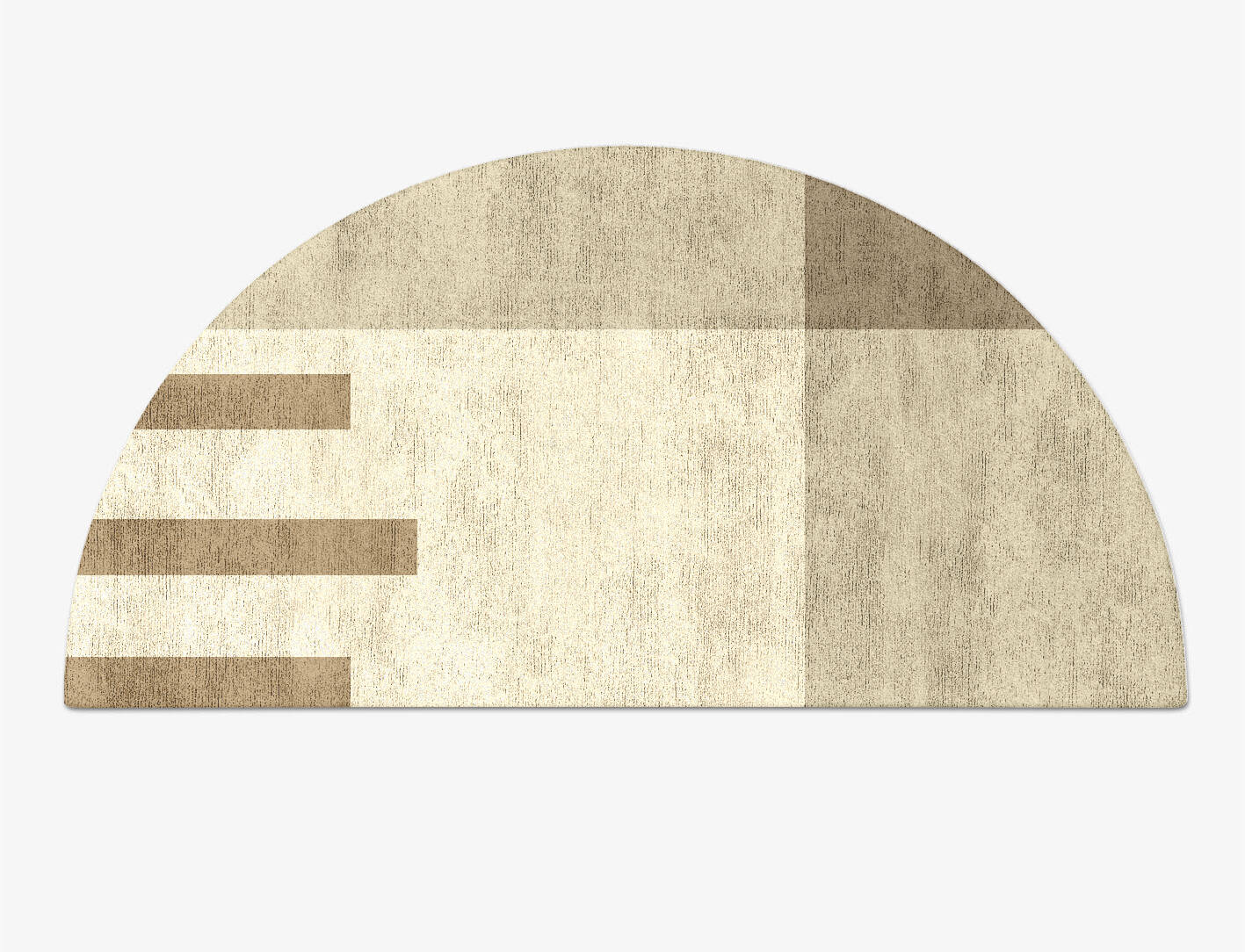 Alew  Halfmoon Hand Tufted Bamboo Silk Custom Rug by Rug Artisan
