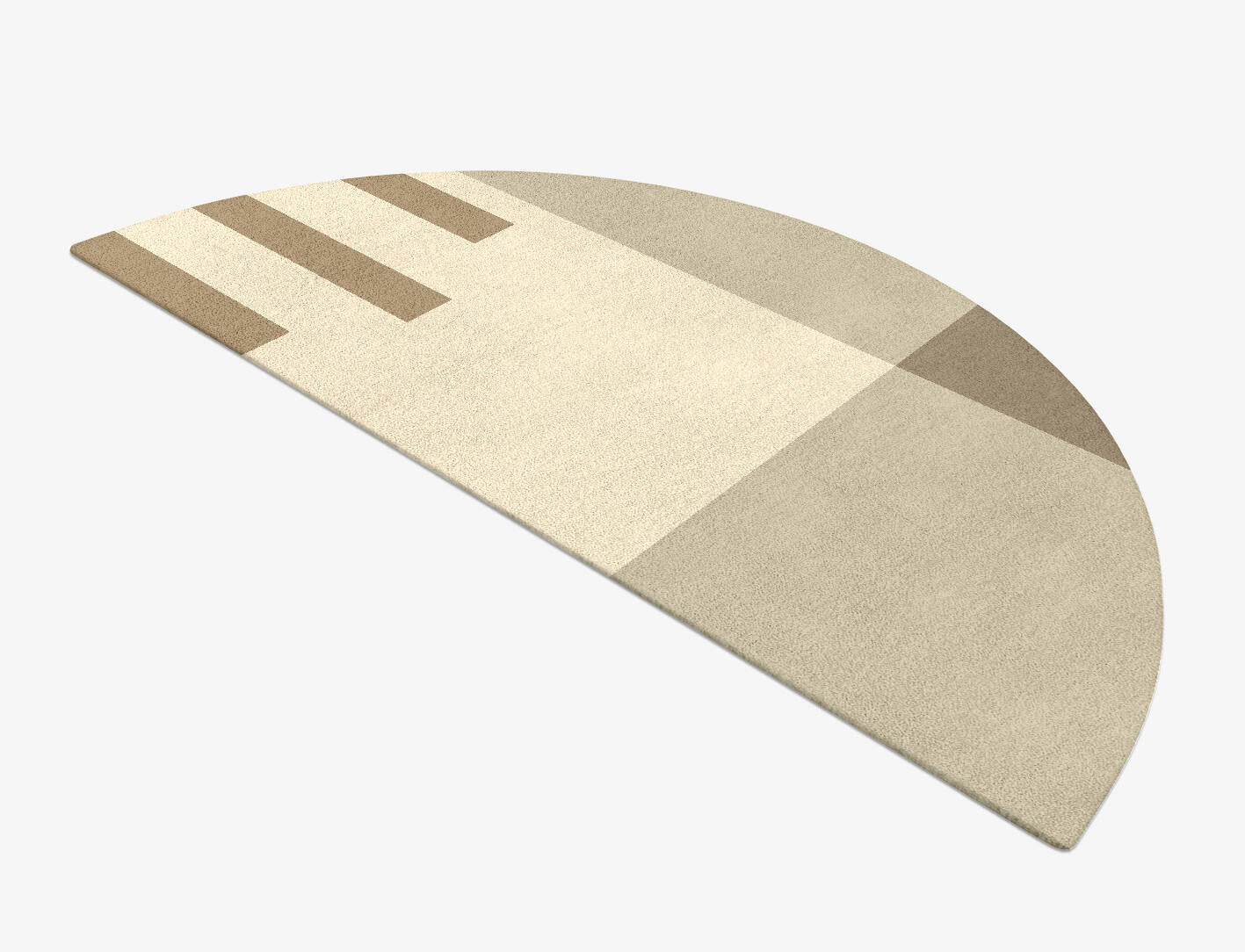 Alew  Halfmoon Hand Tufted Pure Wool Custom Rug by Rug Artisan