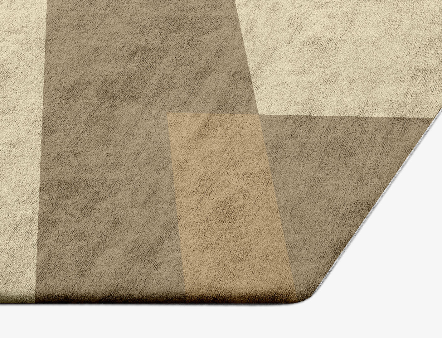 Alew  Hexagon Hand Tufted Bamboo Silk Custom Rug by Rug Artisan