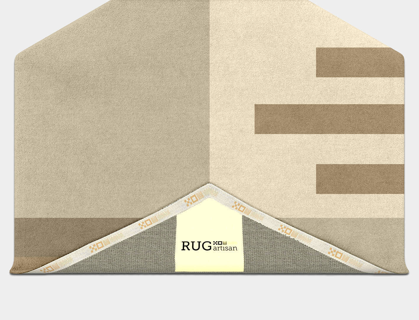 Alew  Hexagon Hand Tufted Pure Wool Custom Rug by Rug Artisan