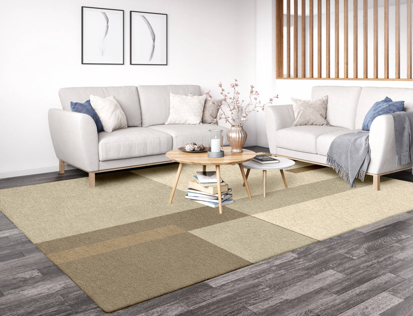 Alew  Rectangle Hand Tufted Pure Wool Custom Rug by Rug Artisan