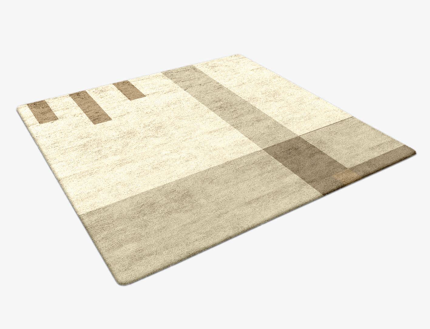 Alew  Square Hand Tufted Bamboo Silk Custom Rug by Rug Artisan