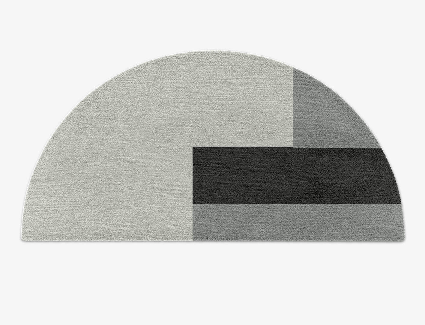 Allegiant  Halfmoon Hand Knotted Tibetan Wool Custom Rug by Rug Artisan