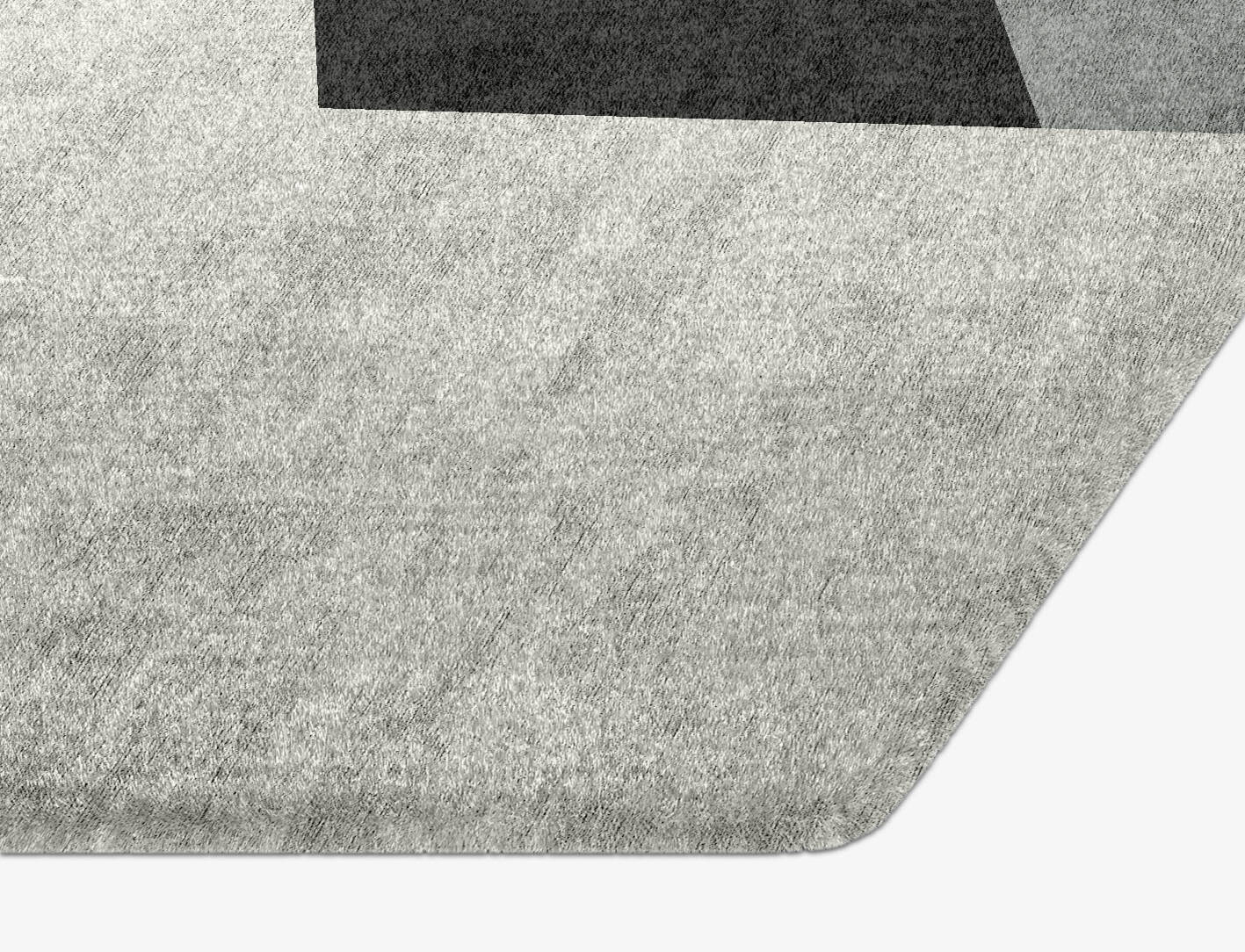Allegiant  Hexagon Hand Knotted Bamboo Silk Custom Rug by Rug Artisan