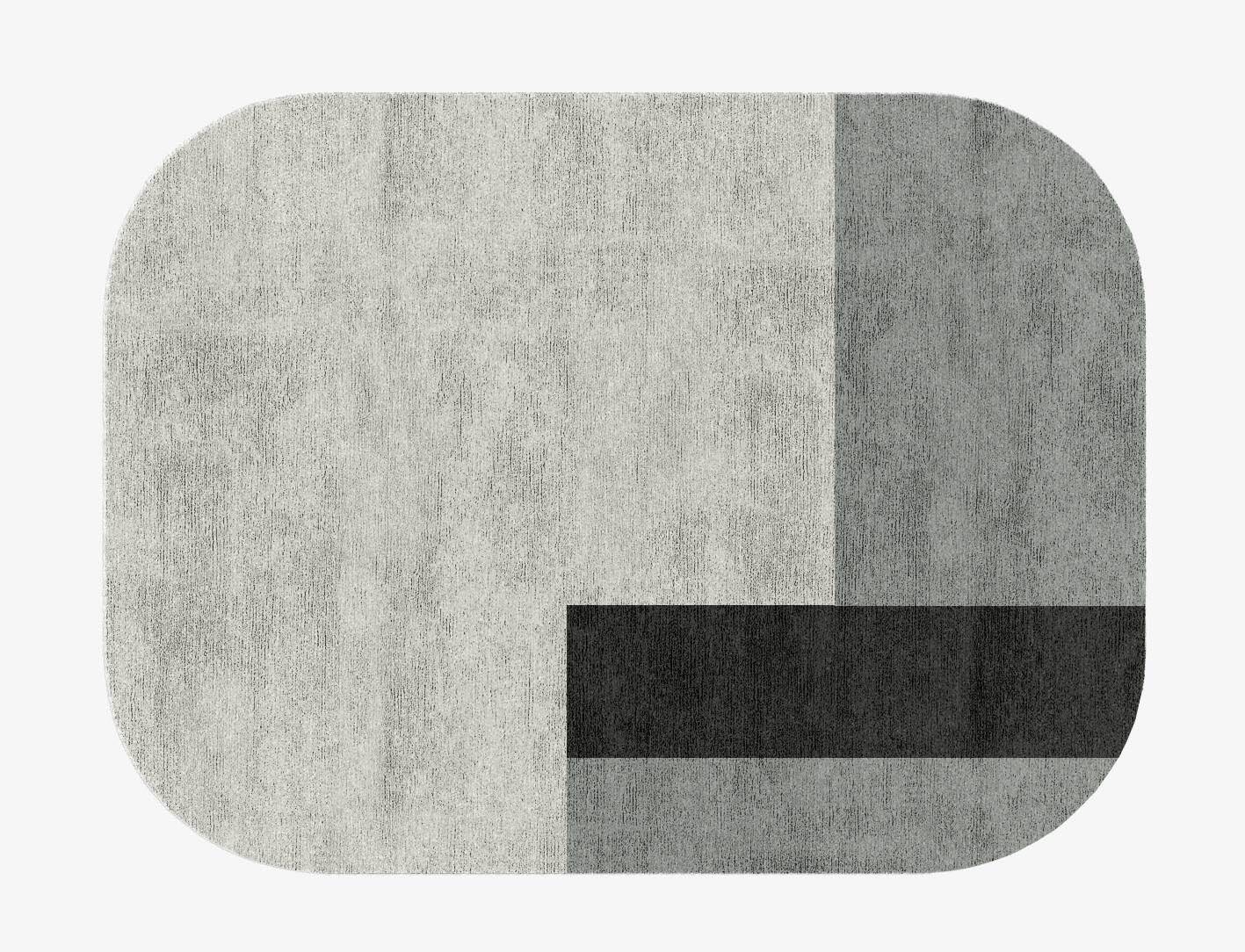 Allegiant  Oblong Hand Knotted Bamboo Silk Custom Rug by Rug Artisan