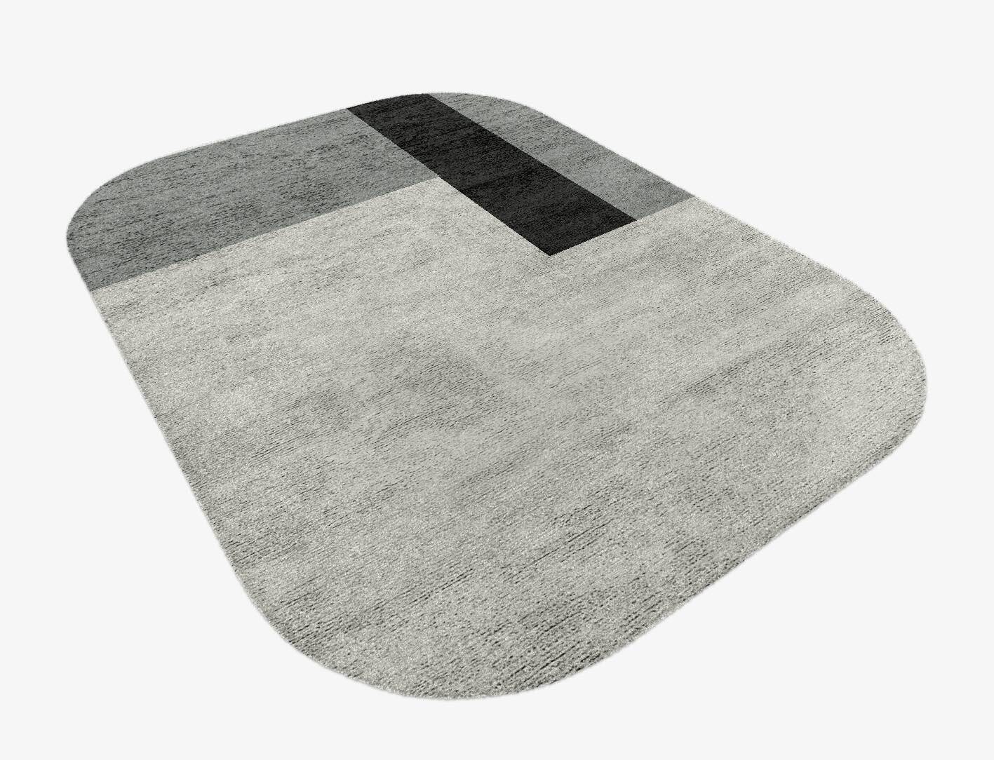 Allegiant  Oblong Hand Knotted Bamboo Silk Custom Rug by Rug Artisan