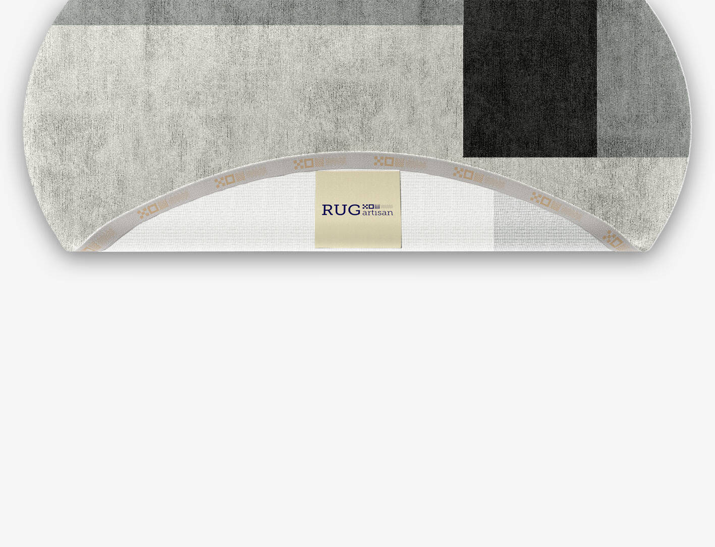 Allegiant  Oval Hand Knotted Bamboo Silk Custom Rug by Rug Artisan