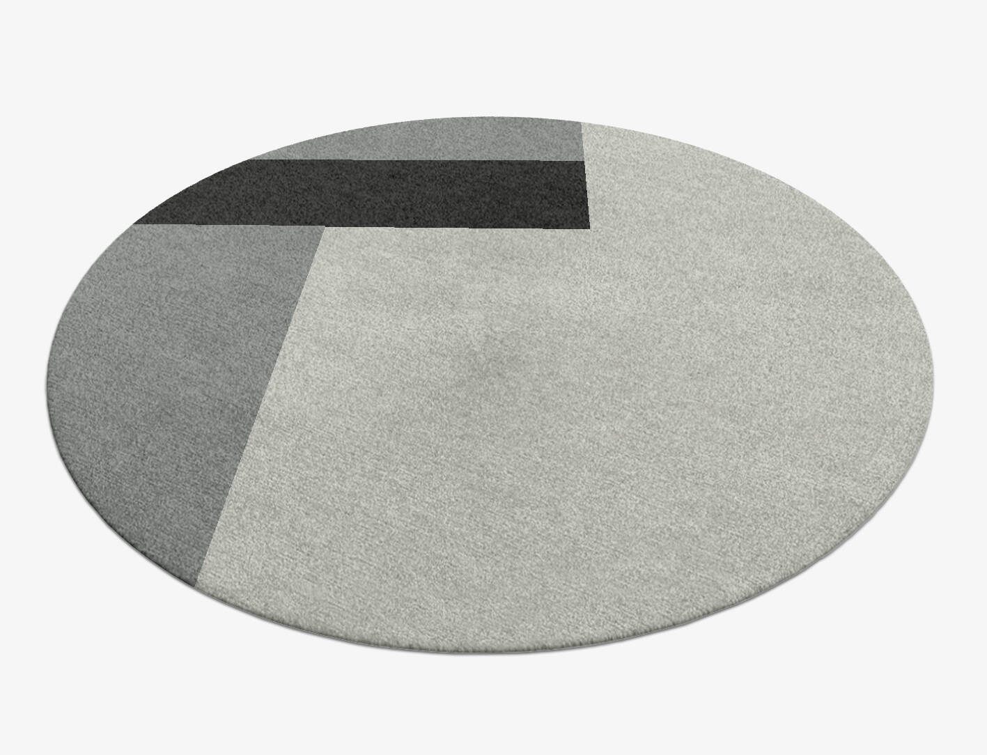 Allegiant  Round Hand Knotted Tibetan Wool Custom Rug by Rug Artisan