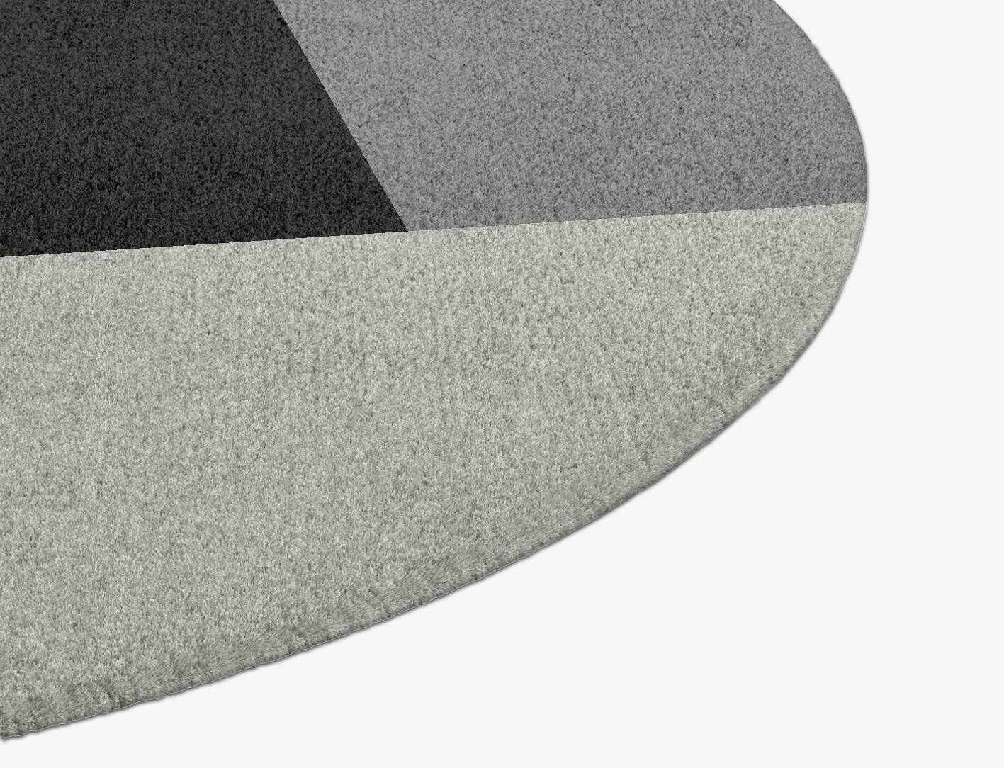 Allegiant  Round Hand Knotted Tibetan Wool Custom Rug by Rug Artisan