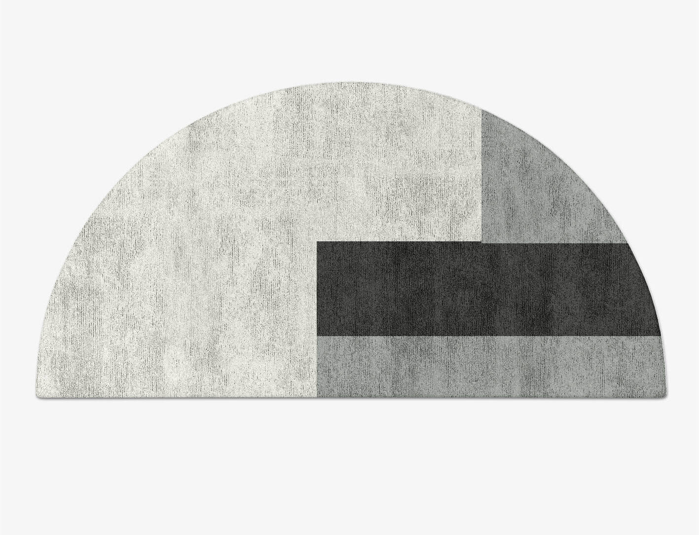 Allegiant  Halfmoon Hand Tufted Bamboo Silk Custom Rug by Rug Artisan