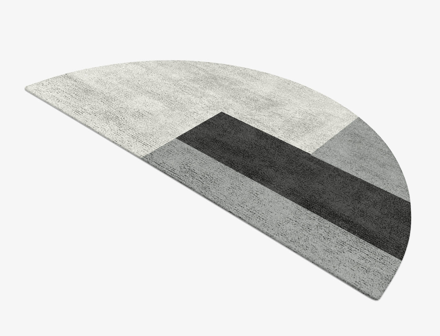 Allegiant  Halfmoon Hand Tufted Bamboo Silk Custom Rug by Rug Artisan