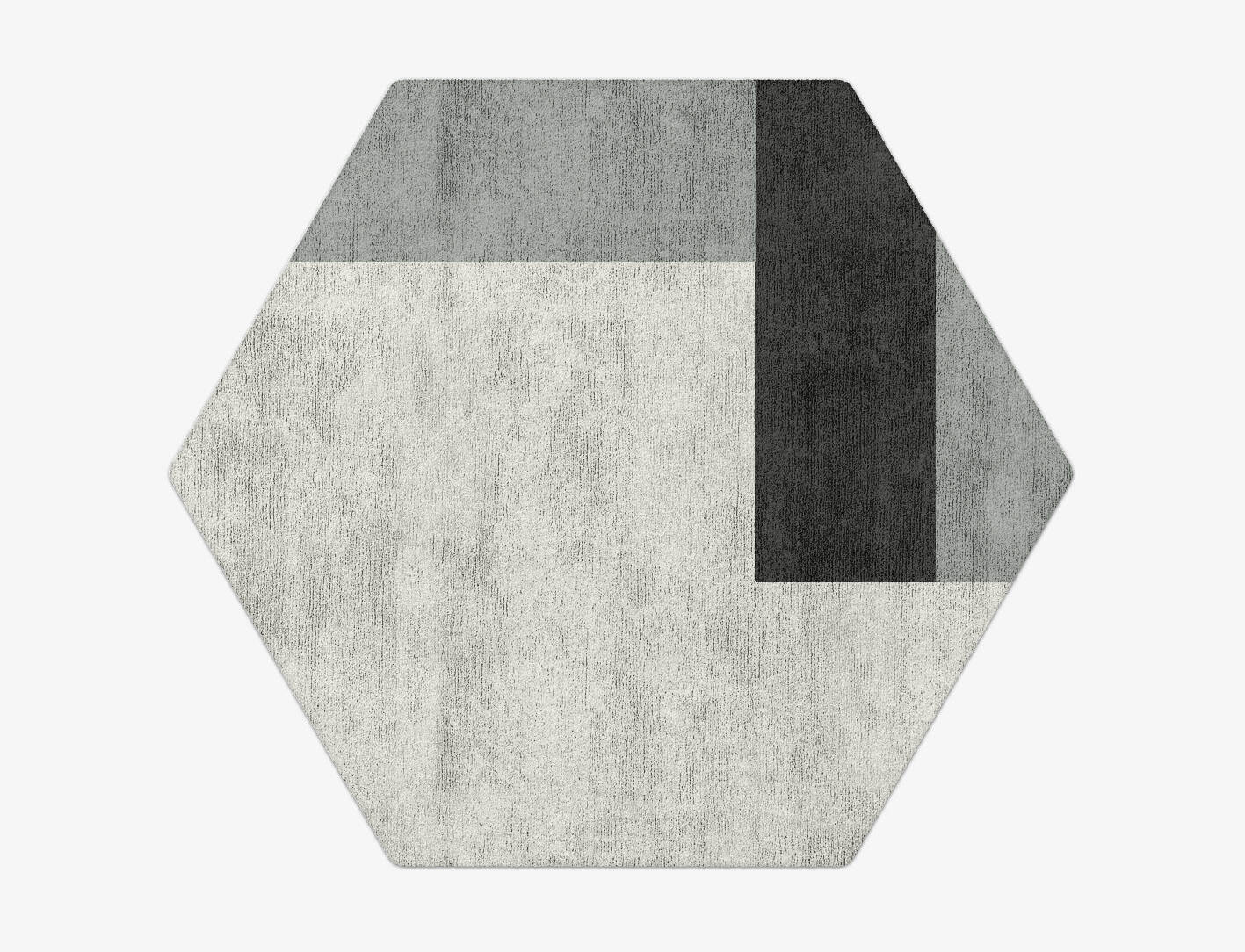 Allegiant  Hexagon Hand Tufted Bamboo Silk Custom Rug by Rug Artisan