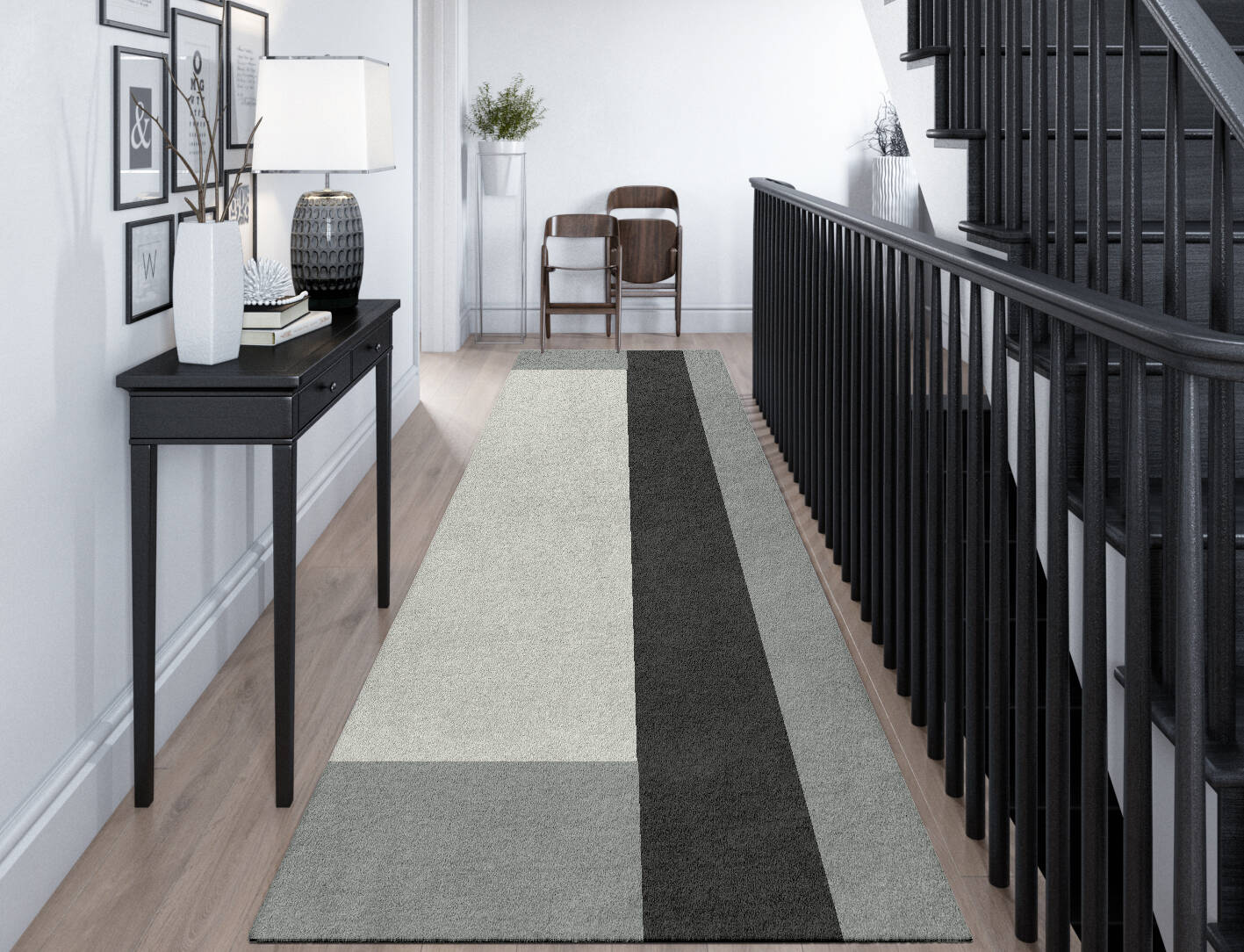 Allegiant  Runner Hand Tufted Pure Wool Custom Rug by Rug Artisan