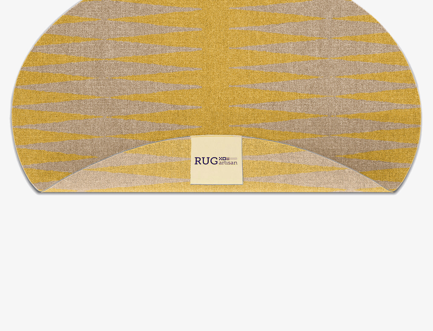 Allotrope Geometric Oval Flatweave New Zealand Wool Custom Rug by Rug Artisan