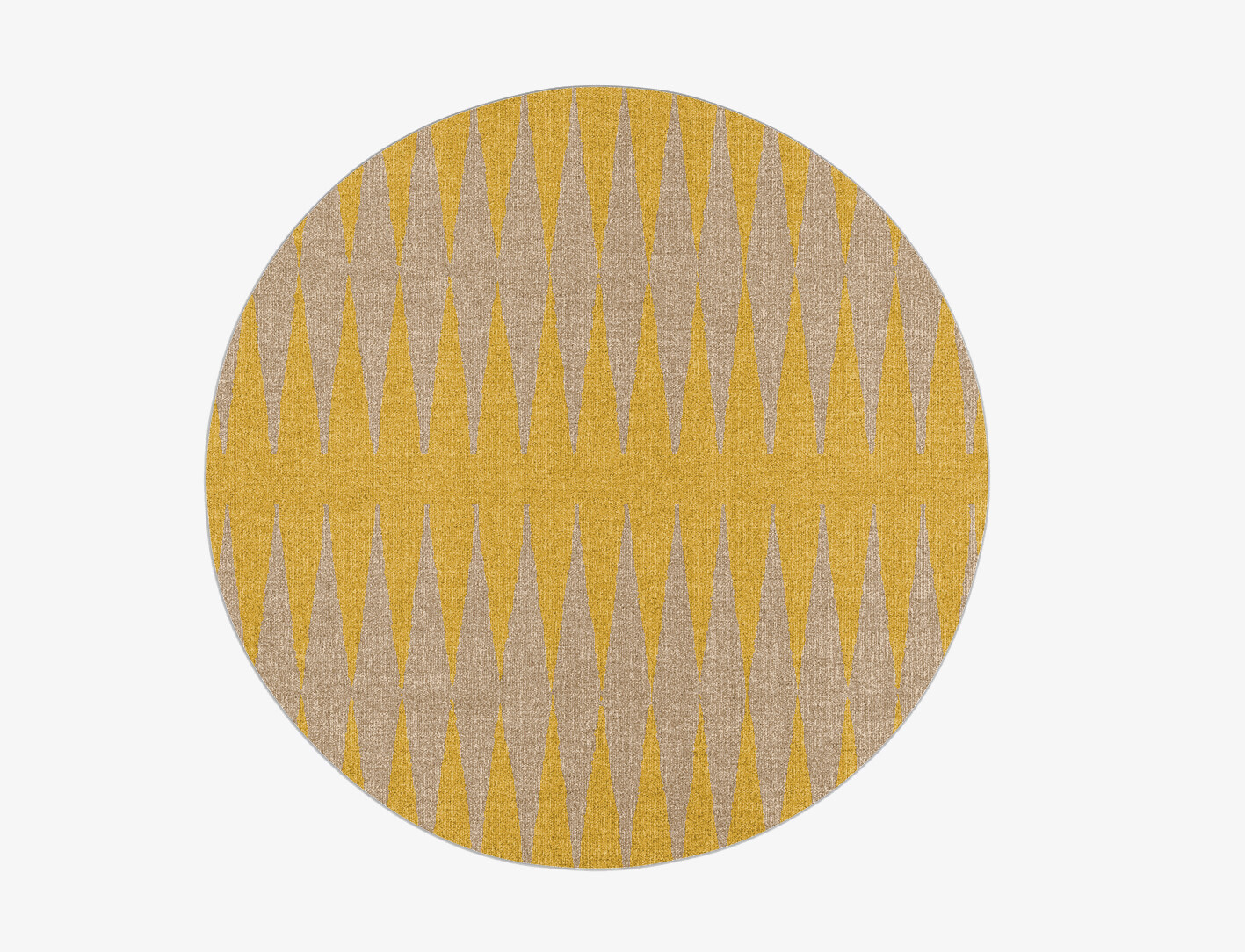 Allotrope Geometric Round Flatweave New Zealand Wool Custom Rug by Rug Artisan