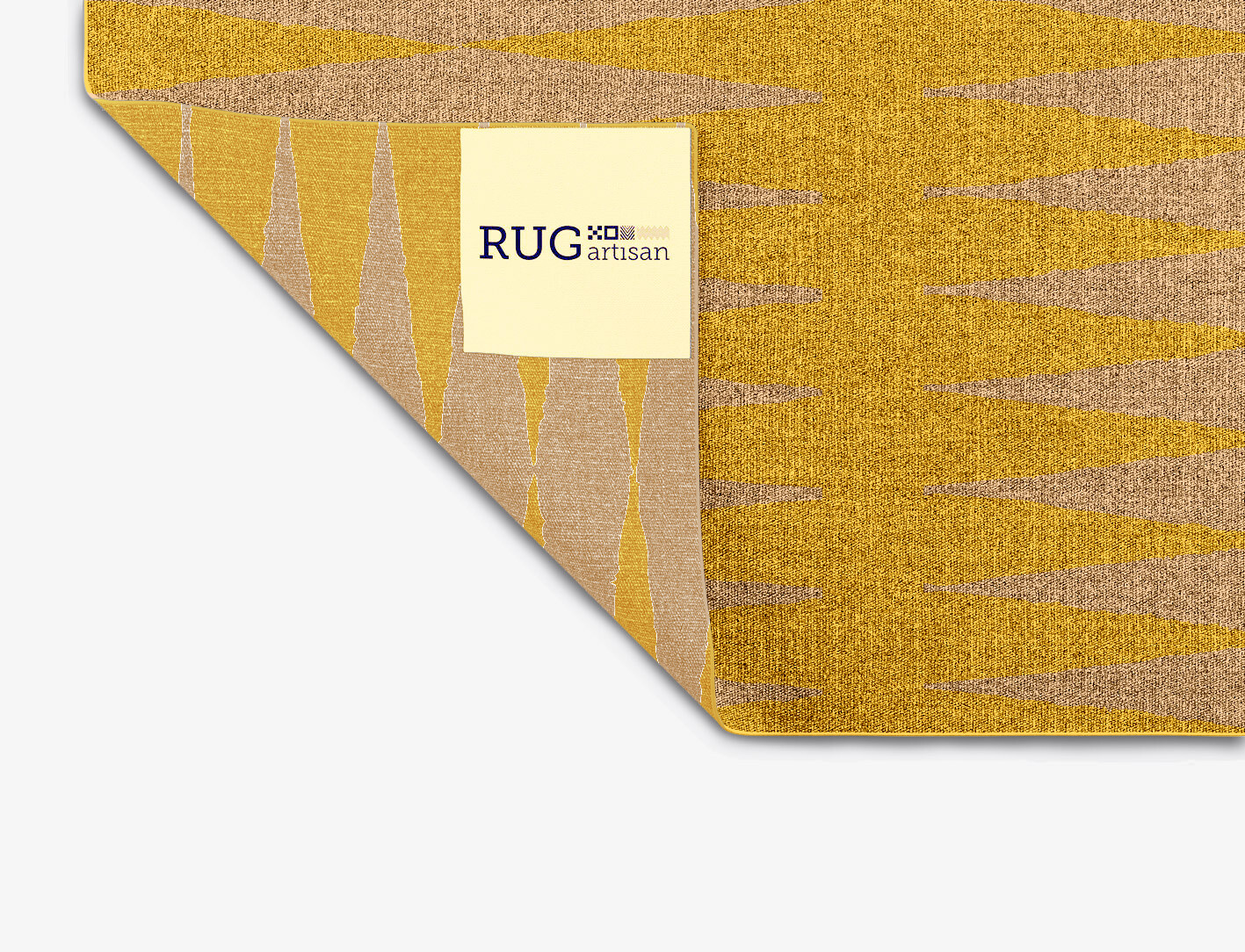 Allotrope Geometric Square Flatweave New Zealand Wool Custom Rug by Rug Artisan
