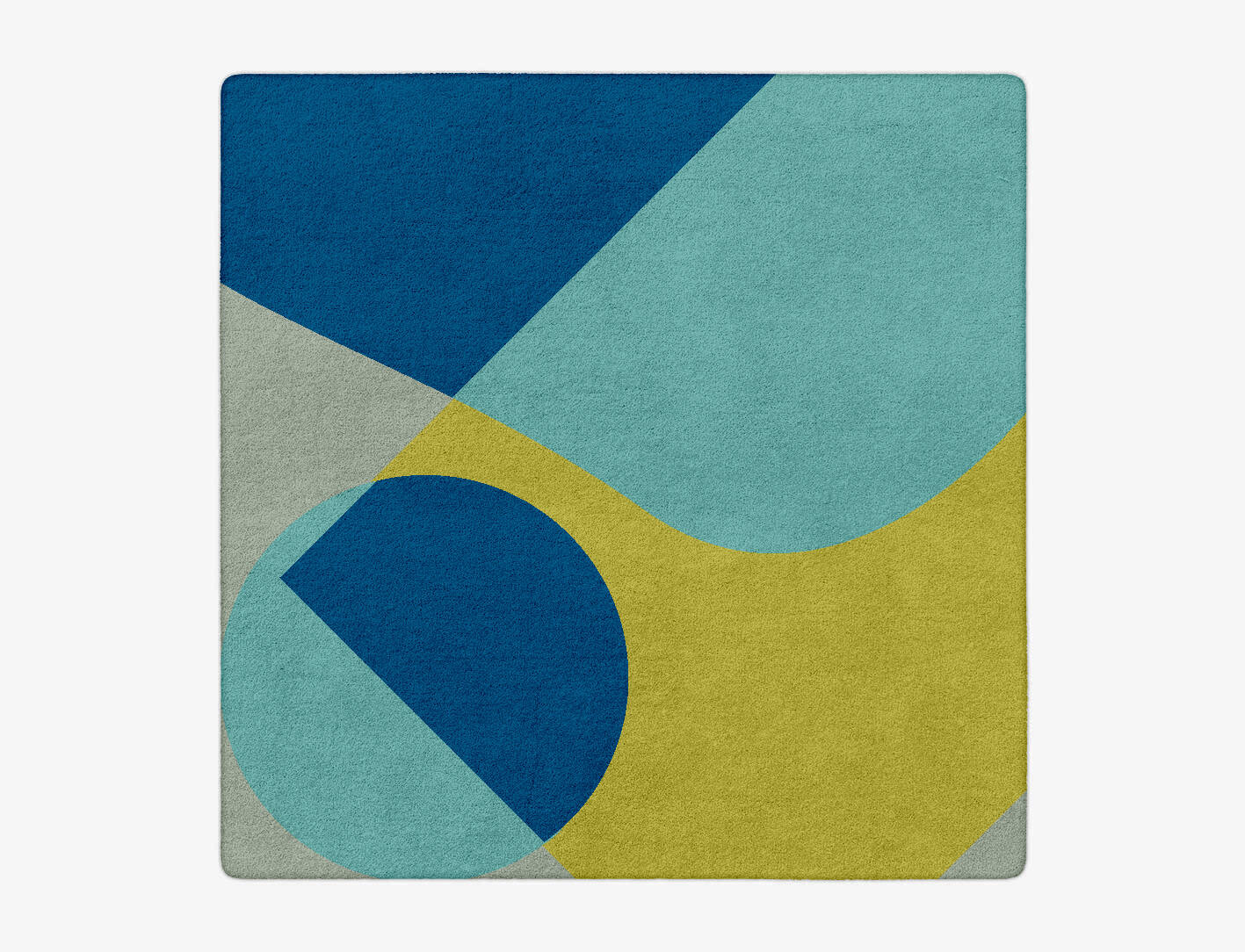 Allotropy Kids Square Hand Tufted Pure Wool Custom Rug by Rug Artisan