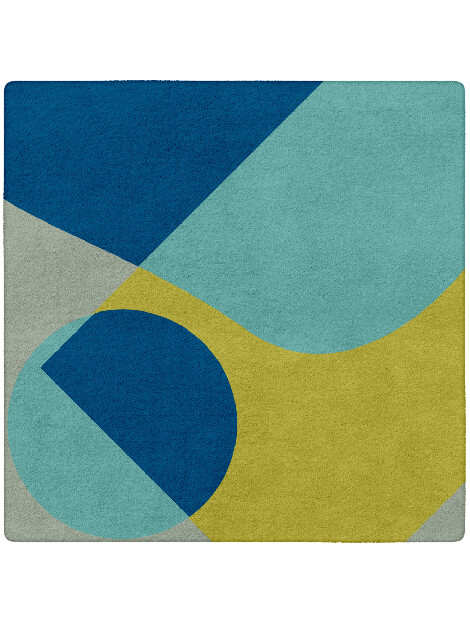 Allotropy Kids Square Hand Tufted Pure Wool Custom Rug by Rug Artisan