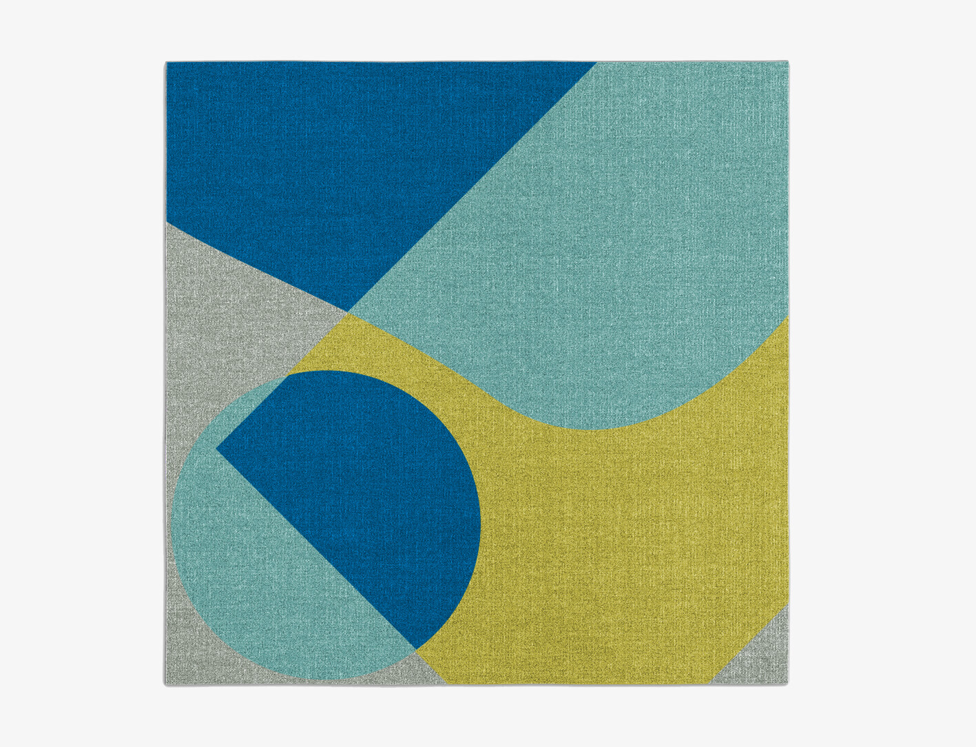 Allotropy Kids Square Outdoor Recycled Yarn Custom Rug by Rug Artisan