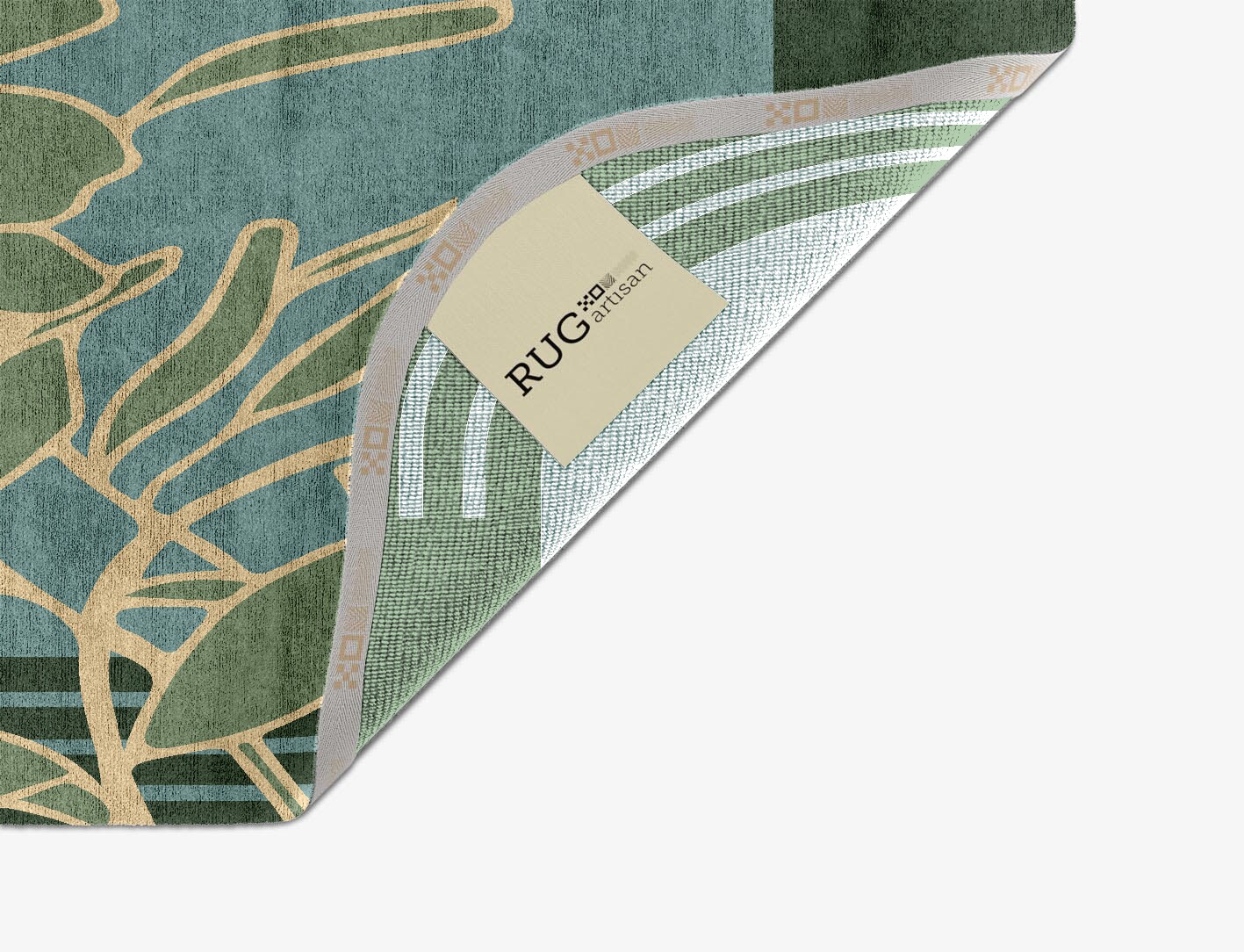 Amaryllis Field of Flowers Oblong Hand Knotted Bamboo Silk Custom Rug by Rug Artisan