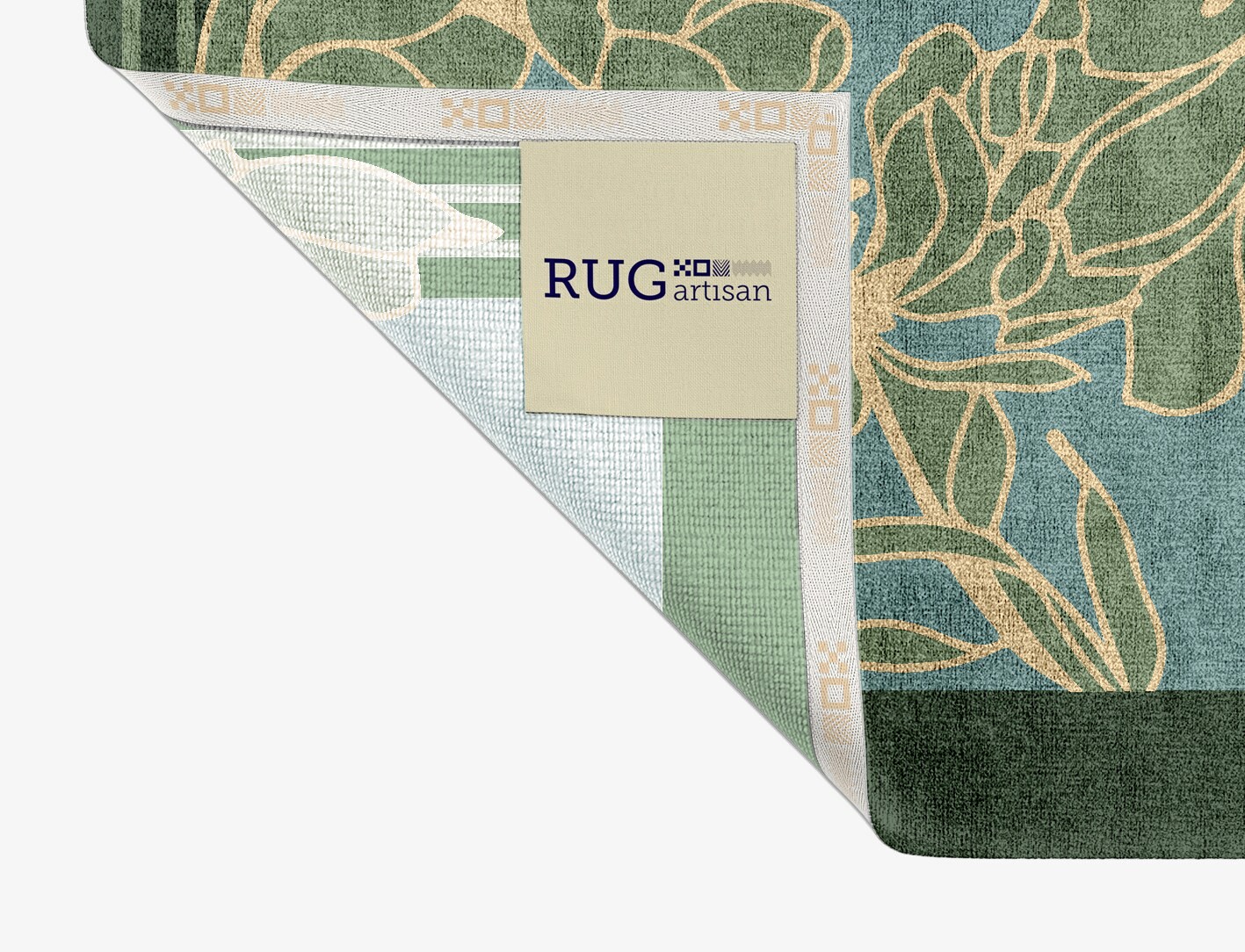 Amaryllis Field of Flowers Rectangle Hand Knotted Bamboo Silk Custom Rug by Rug Artisan