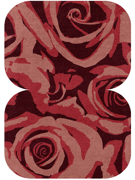 Ambrosi Floral Eight Hand Tufted Pure Wool Custom Rug by Rug Artisan