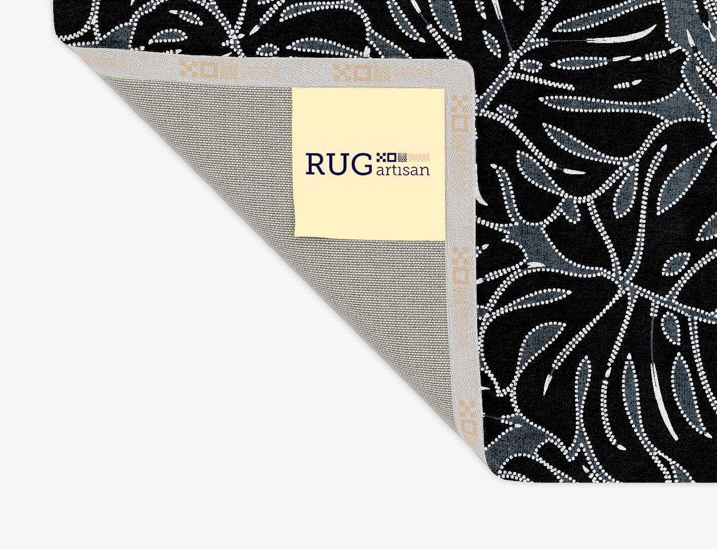 Ambushed Monochrome Rectangle Hand Tufted Bamboo Silk Custom Rug by Rug Artisan