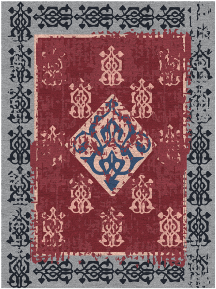 Amity Rectangle Hand Knotted Tibetan Wool custom handmade rug