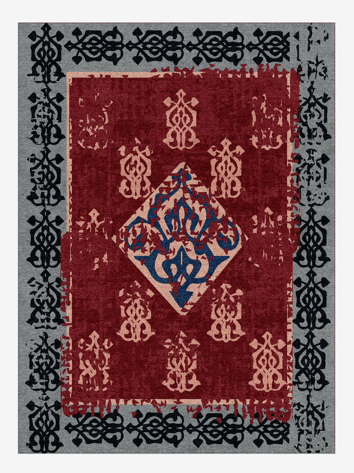 Amity Vintage Rectangle Hand Knotted Tibetan Wool Custom Rug by Rug Artisan