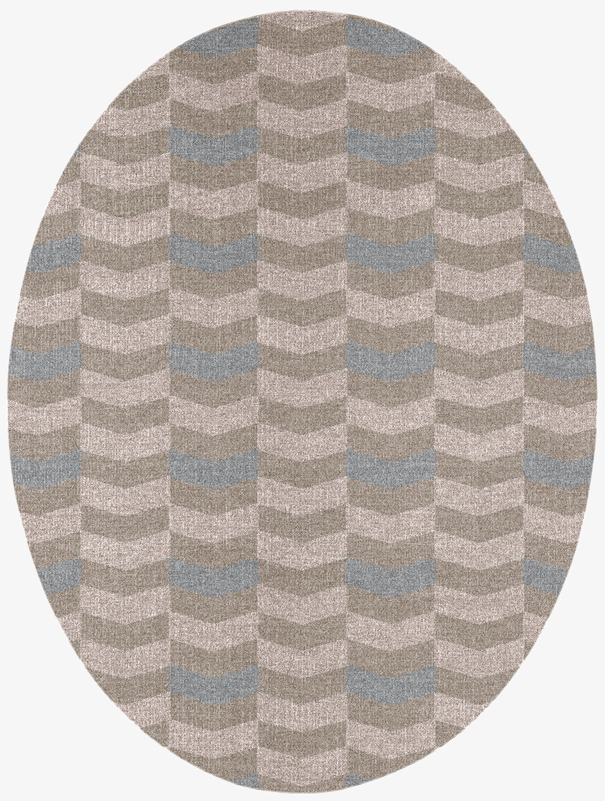 Ample Flatweaves Oval Flatweave New Zealand Wool Custom Rug by Rug Artisan