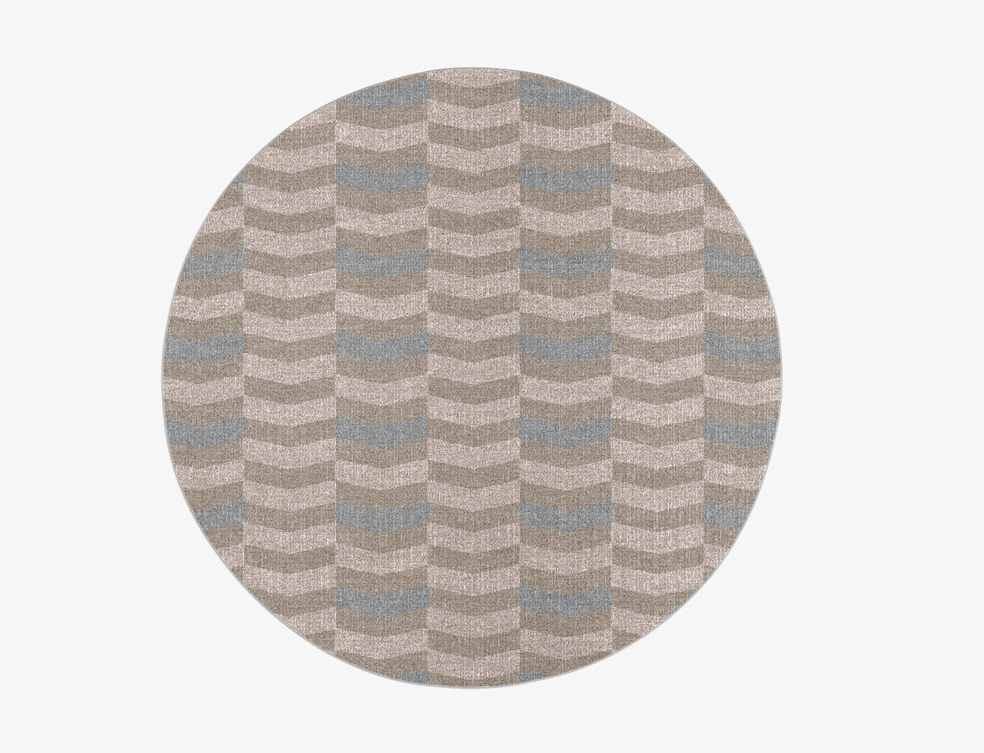 Ample Flatweaves Round Flatweave New Zealand Wool Custom Rug by Rug Artisan