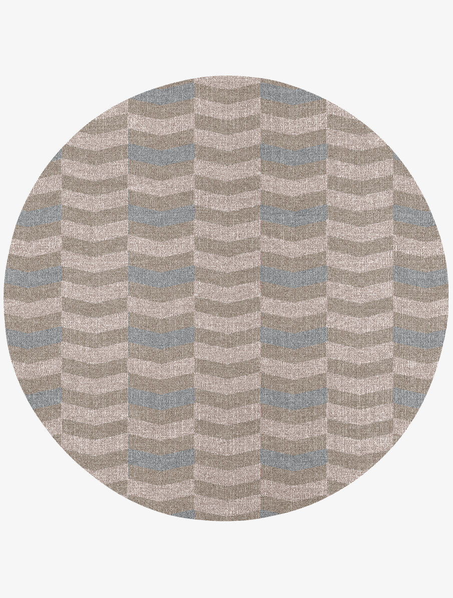Ample Flatweaves Round Flatweave New Zealand Wool Custom Rug by Rug Artisan
