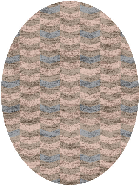 Ample Flatweaves Oval Hand Knotted Bamboo Silk Custom Rug by Rug Artisan
