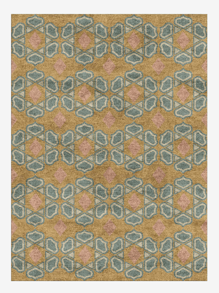 Anahella Blue Royal Rectangle Hand Knotted Bamboo Silk Custom Rug by Rug Artisan