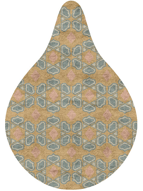 Anahella Blue Royal Drop Hand Tufted Bamboo Silk Custom Rug by Rug Artisan