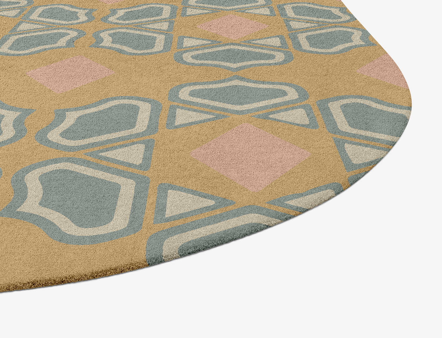 Anahella Blue Royal Oblong Hand Tufted Pure Wool Custom Rug by Rug Artisan