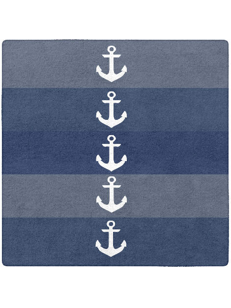 Anchor Kids Square Hand Tufted Pure Wool Custom Rug by Rug Artisan