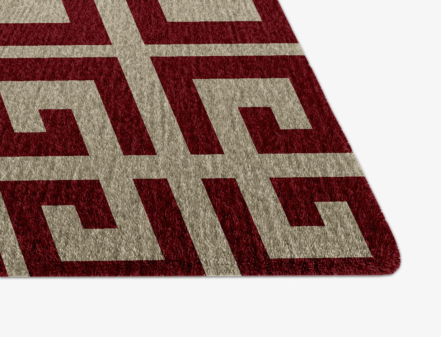 Angus Geometric Arch Hand Knotted Tibetan Wool Custom Rug by Rug Artisan