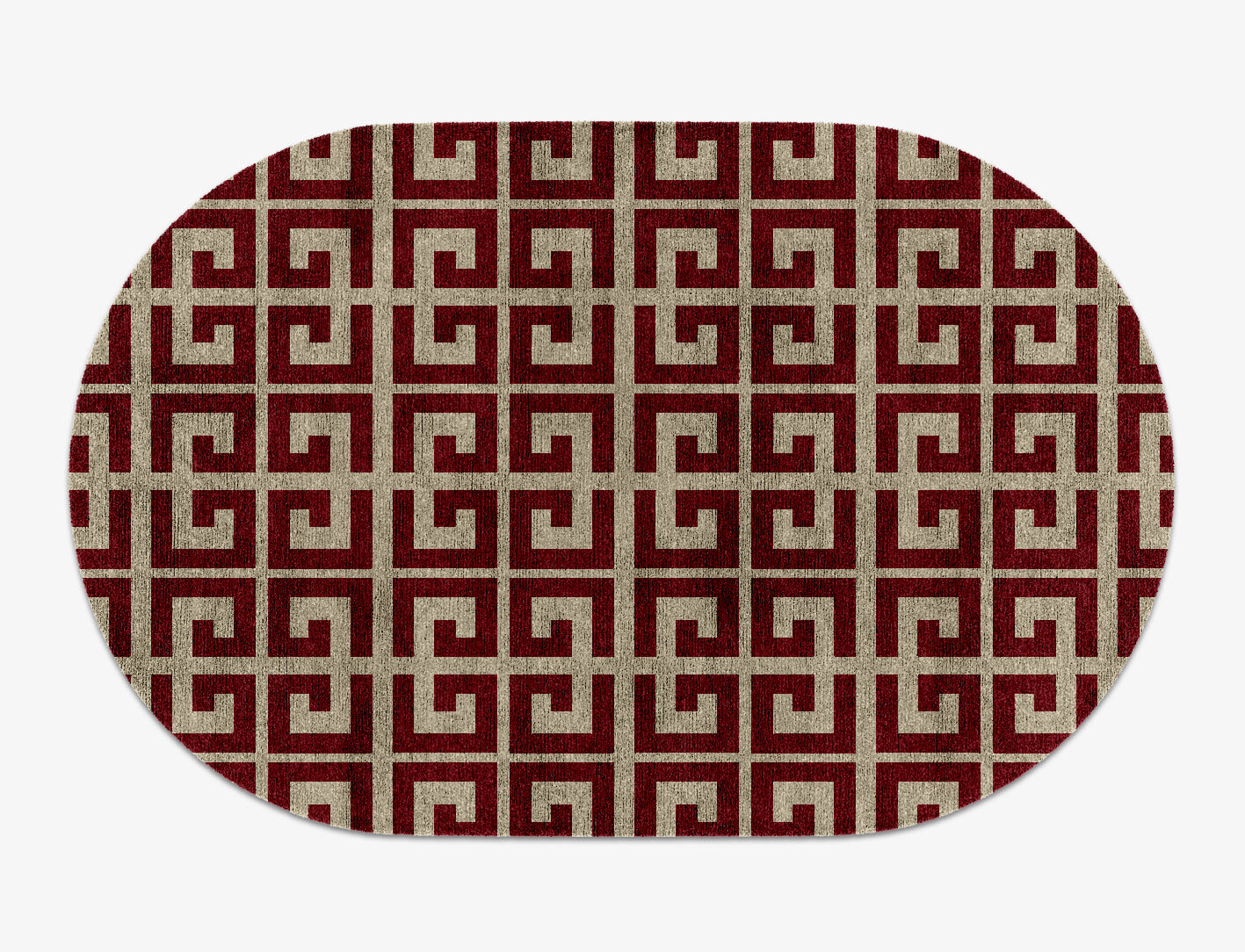 Angus Geometric Capsule Hand Knotted Bamboo Silk Custom Rug by Rug Artisan