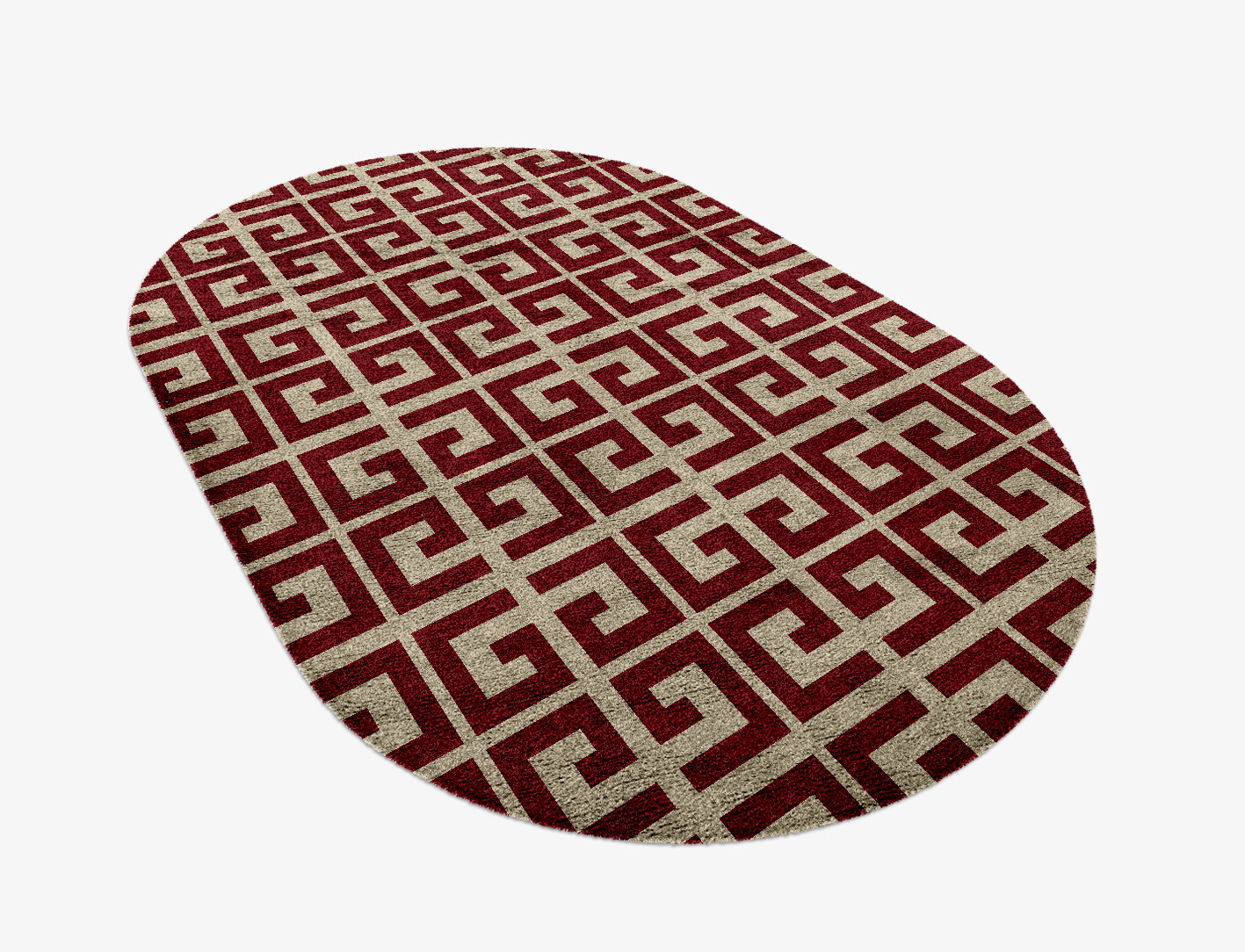 Angus Geometric Capsule Hand Knotted Bamboo Silk Custom Rug by Rug Artisan