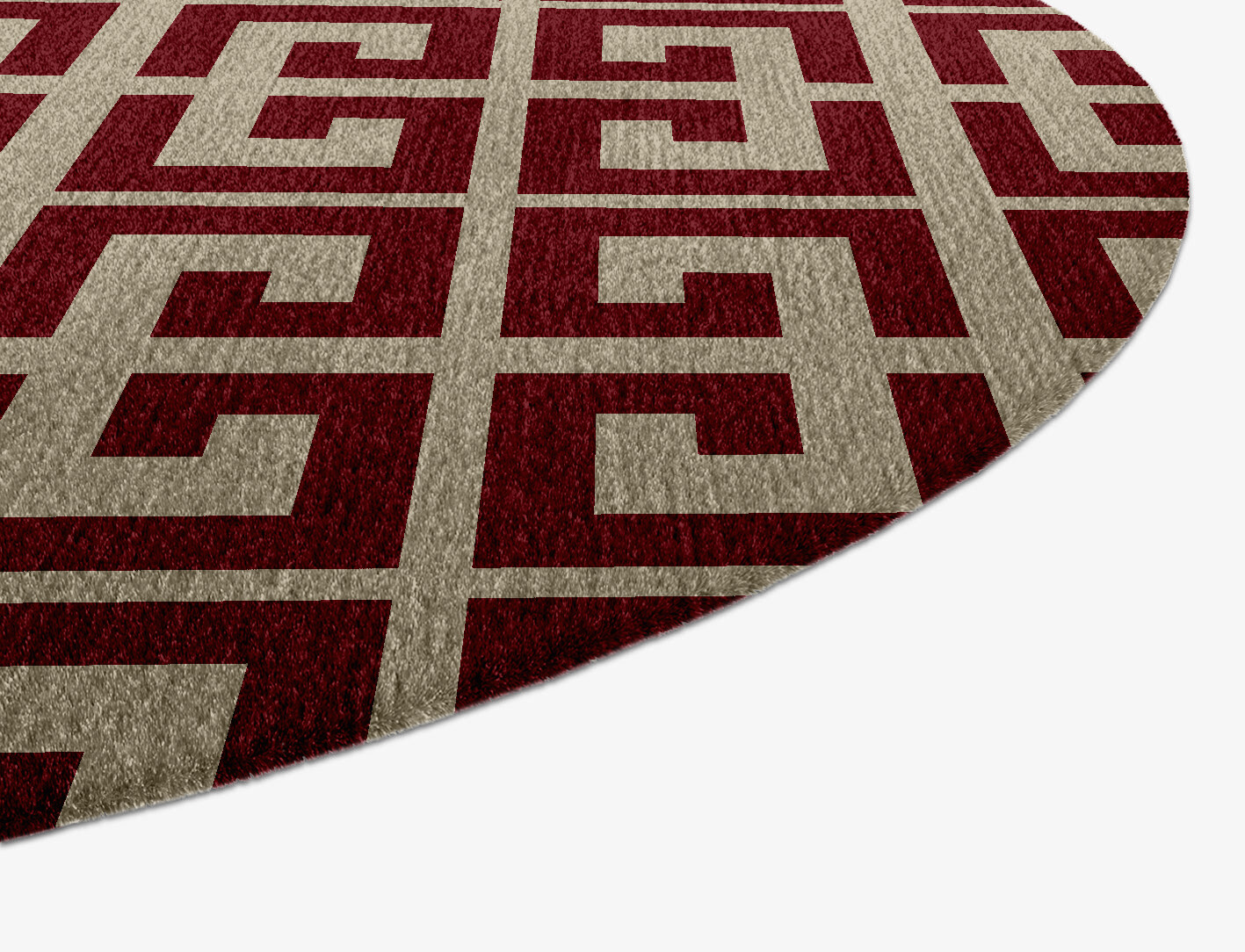 Angus Geometric Capsule Hand Knotted Tibetan Wool Custom Rug by Rug Artisan