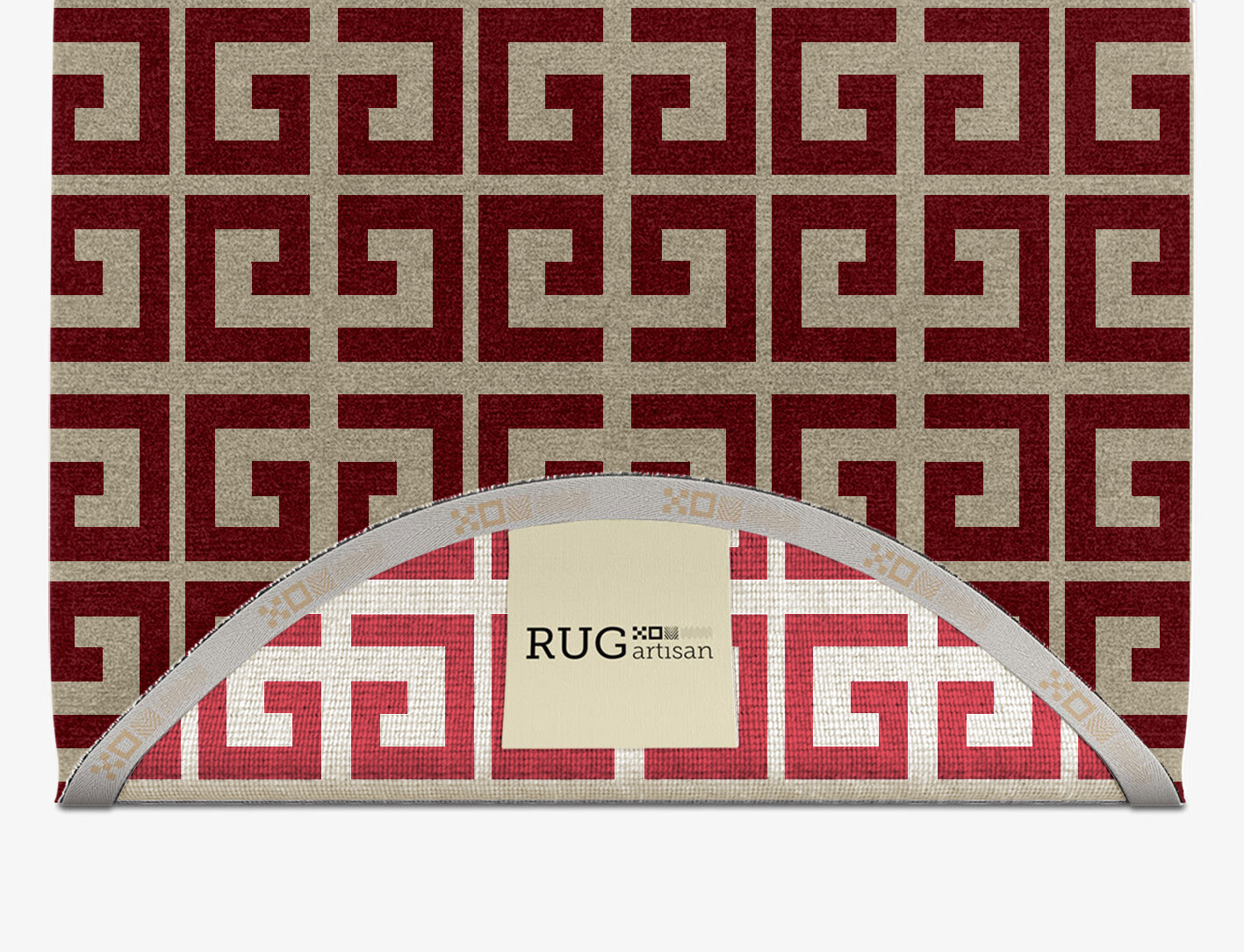 Angus Geometric Capsule Hand Knotted Tibetan Wool Custom Rug by Rug Artisan