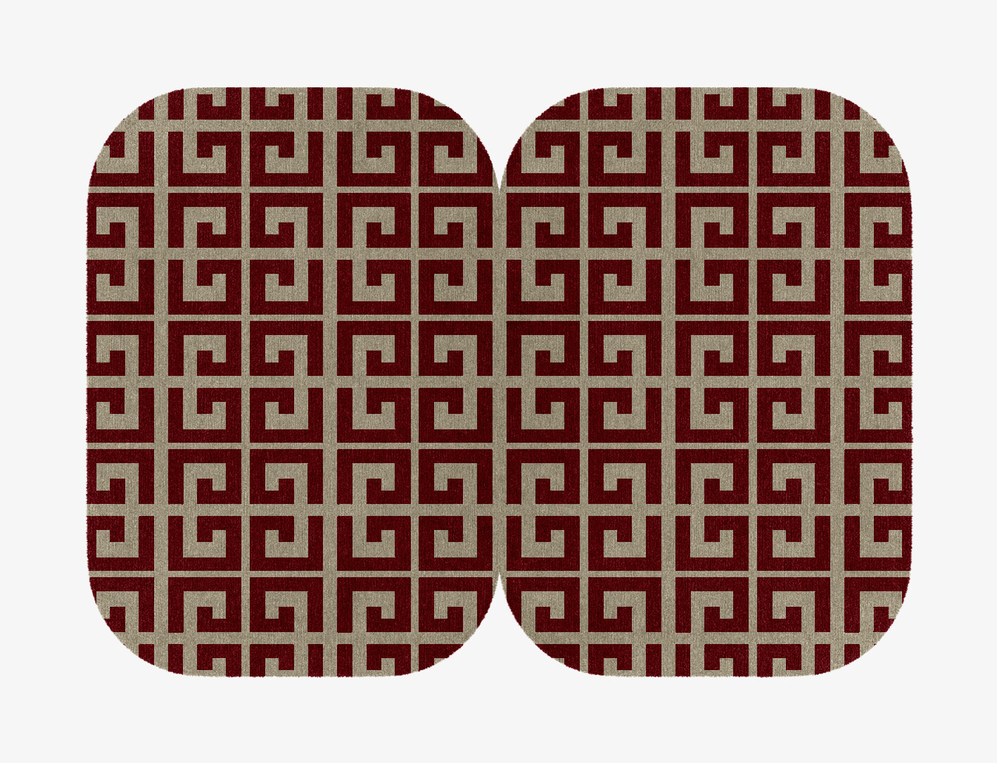 Angus Geometric Eight Hand Knotted Tibetan Wool Custom Rug by Rug Artisan