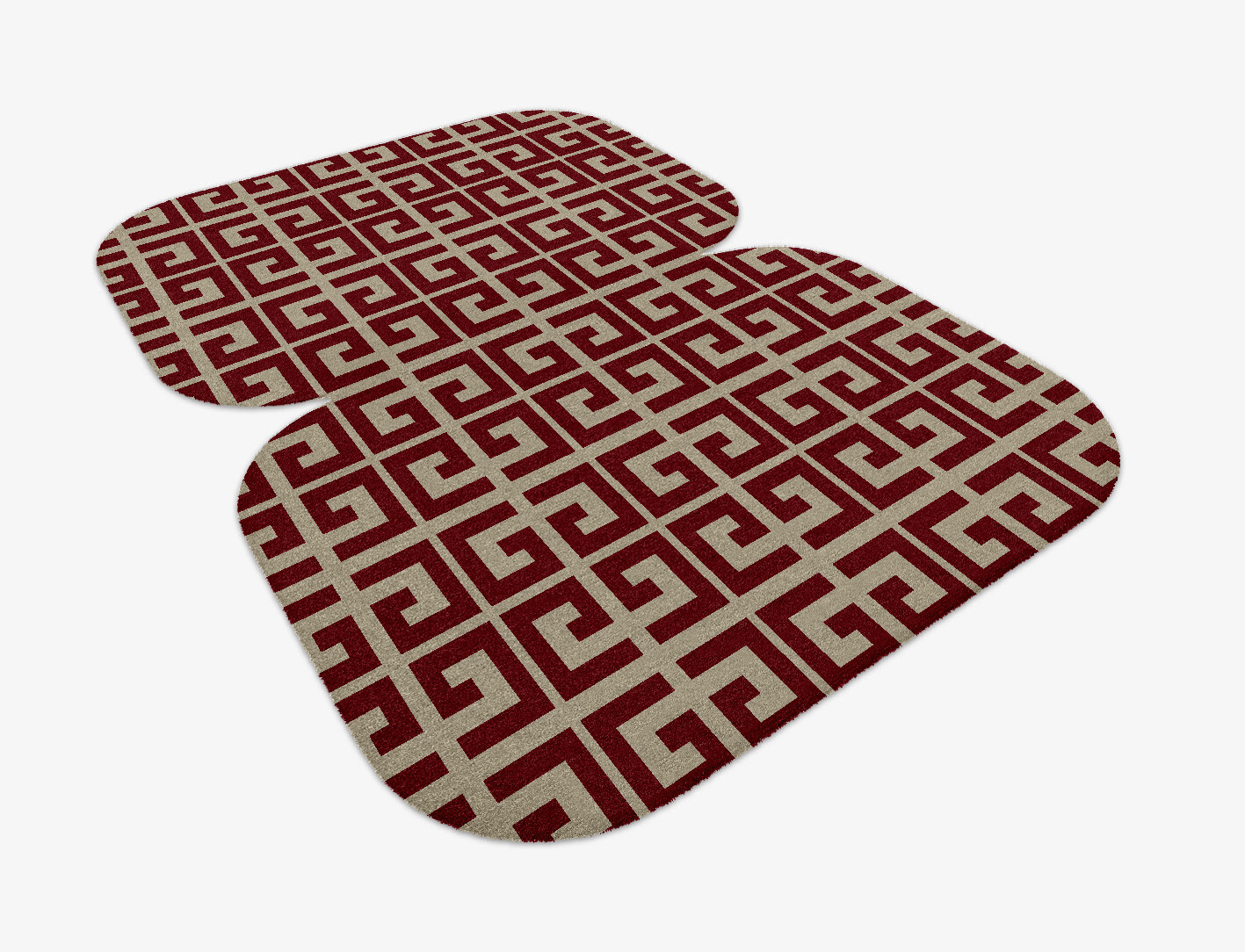 Angus Geometric Eight Hand Knotted Tibetan Wool Custom Rug by Rug Artisan