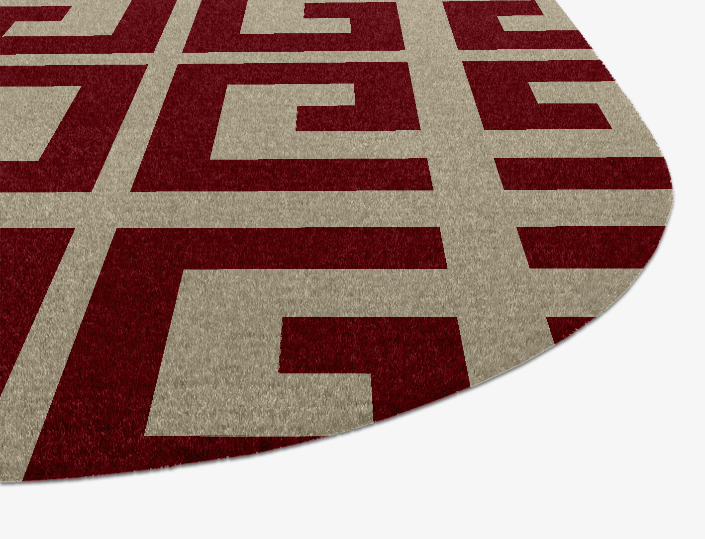Angus Geometric Eight Hand Knotted Tibetan Wool Custom Rug by Rug Artisan