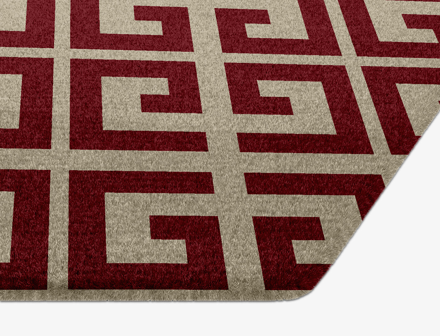 Angus Geometric Hexagon Hand Knotted Tibetan Wool Custom Rug by Rug Artisan