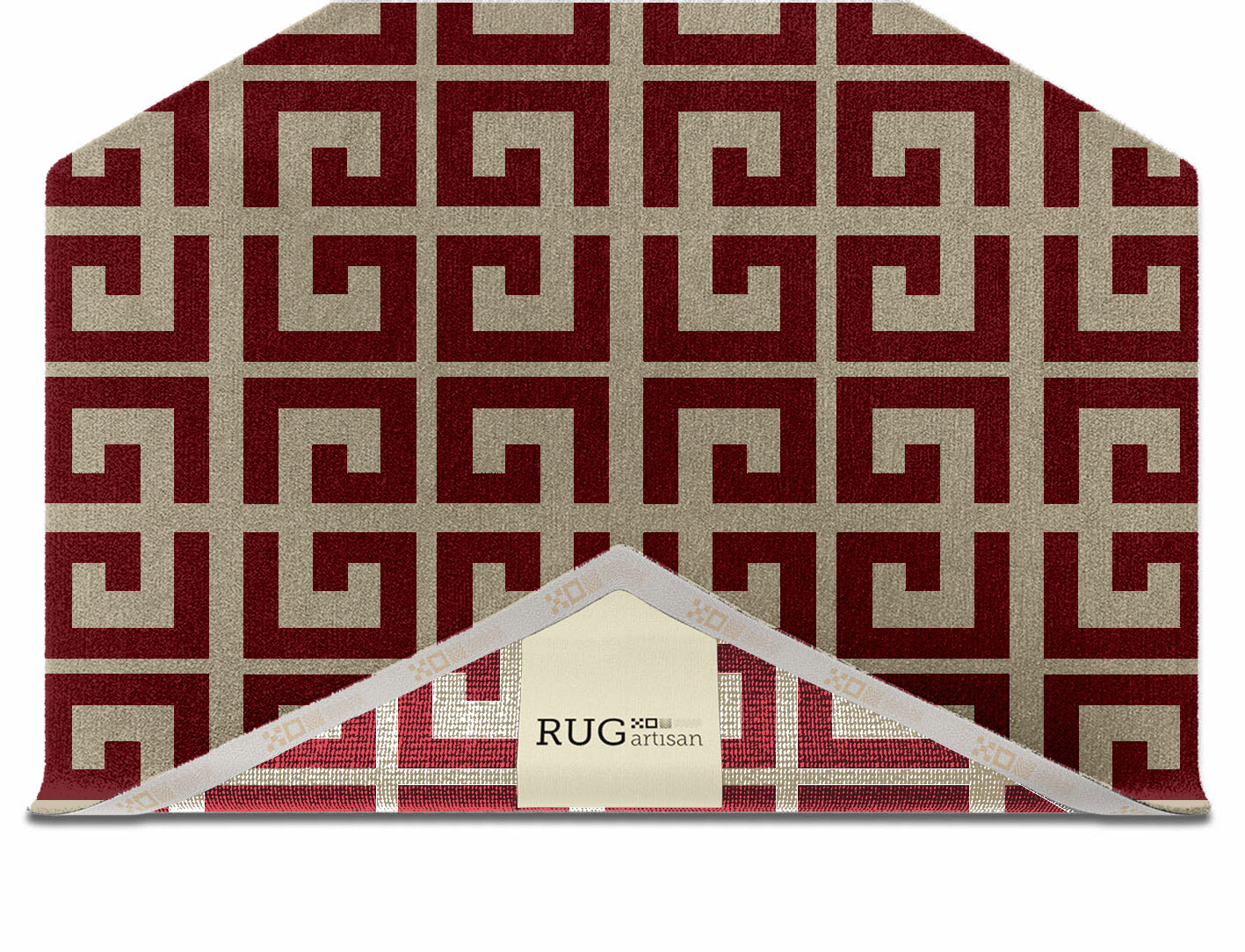 Angus Geometric Hexagon Hand Knotted Tibetan Wool Custom Rug by Rug Artisan