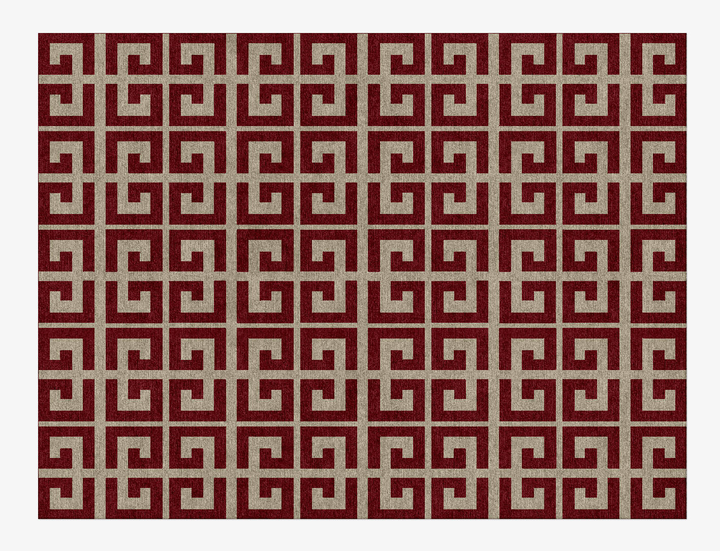 Angus Modern Geometrics Rectangle Hand Knotted Tibetan Wool Custom Rug by Rug Artisan